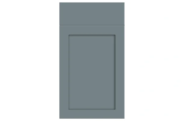 Oakham replacement kitchen door and drawer front in Supermatt Mood Grey 1