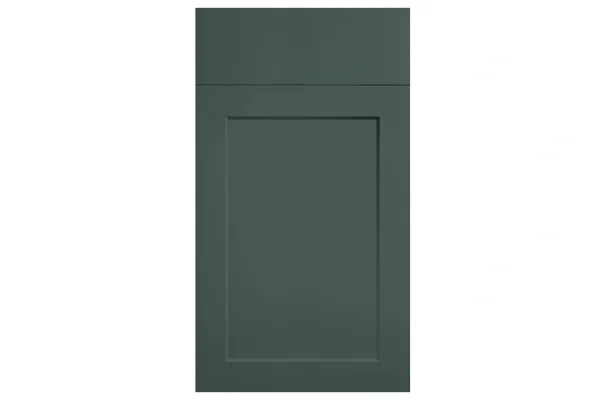 Richmond replacement kitchen door and drawer front in Matt Kombu Green