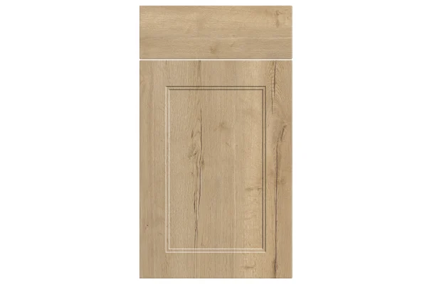 Rowen replacement kitchen door and drawer front in Halifax Natural Oak