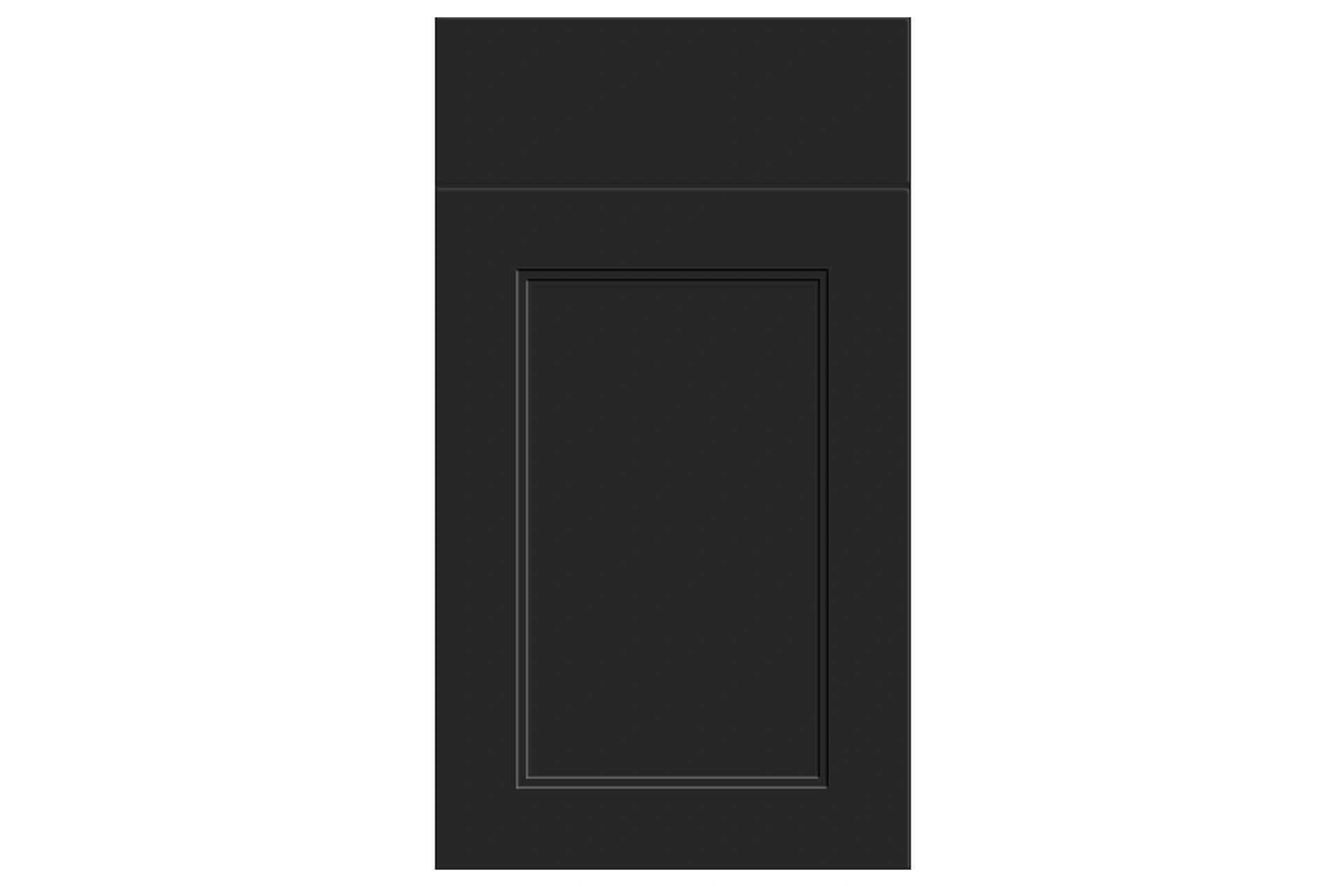 kitchen-door-rowen-matt-black-p-1 Rowen replacement kitchen door and drawer front in Matt Black