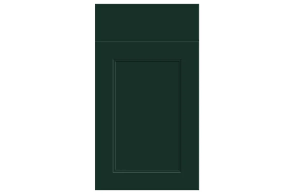 Rowen replacement kitchen door and drawer front in Supermatt Fir Green