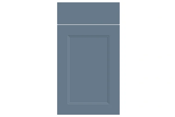 Rowen replacement kitchen door and drawer front in Supermatt Misty Blue