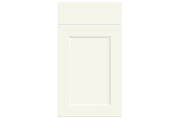 Rowen replacement kitchen door and drawer front in Supermatt White Grey