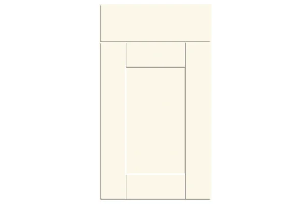 Shaker replacement kitchen door and drawer front in Antique White
