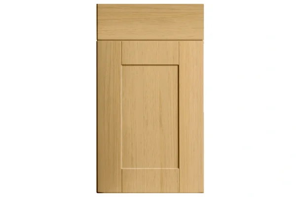 Shaker replacement kitchen door and drawer front in Lissa Oak