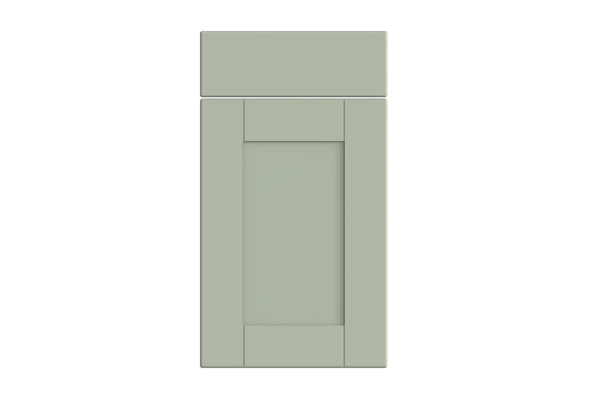 kitchen-door-shaker-matt-sage-green-p-1 Shaker replacement kitchen door and drawer front in Matt Sage Green