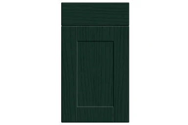 Shaker replacement kitchen door and drawer front in Paint Flow Matt Fir Green 2