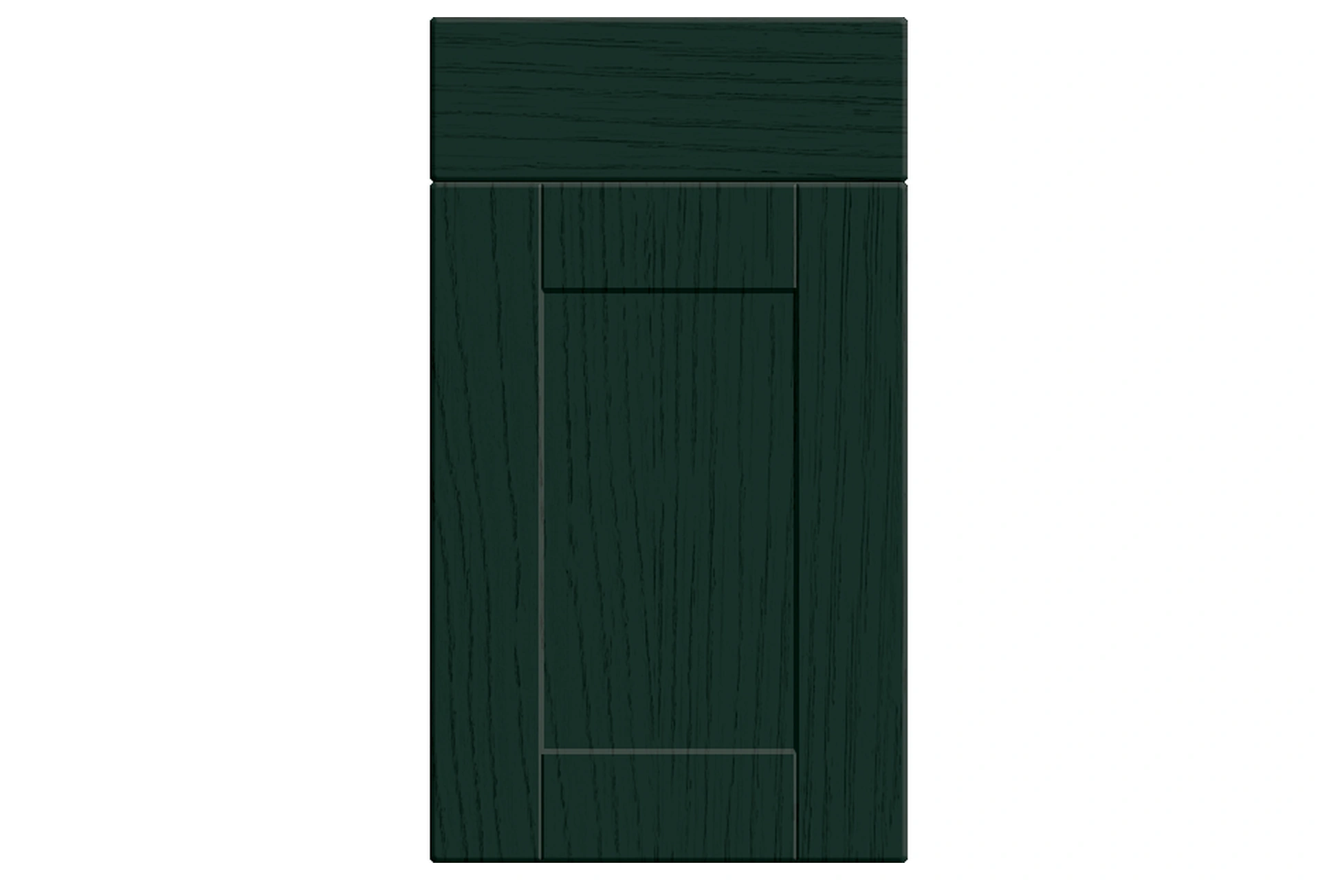 kitchen-door-shaker-paint-flow-matt-fir-green-2-p-1 Shaker replacement kitchen door and drawer front in Paint Flow Matt Fir Green 2