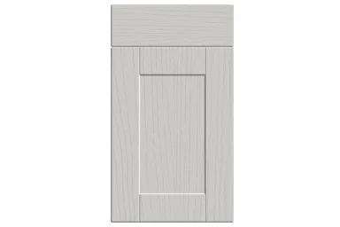 Shaker replacement kitchen door and drawer front in Paint Flow Matt Light Grey 1