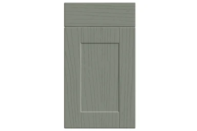 Shaker replacement kitchen door and drawer front in Paint Flow Matt Sage Green 2