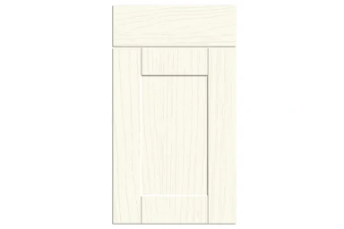 Shaker replacement kitchen door and drawer front in Paint Flow Matt White 1