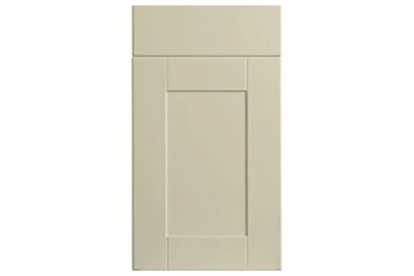 Shaker replacement kitchen door and drawer front in Supermatt Alabaster