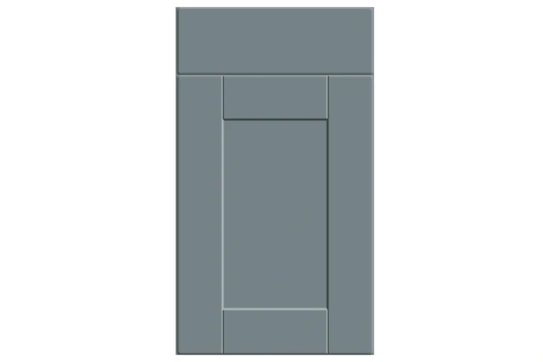 Shaker replacement kitchen door and drawer front in Supermatt Mood Grey 1