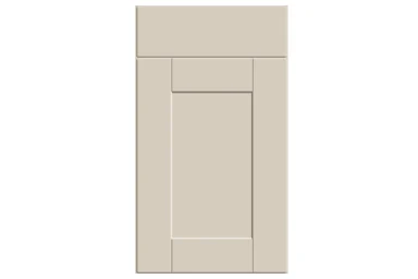 Shaker replacement kitchen door and drawer front in Supermatt Taupe Grey 1