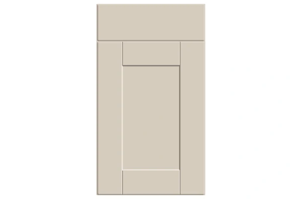 Shaker replacement kitchen door and drawer front in Supermatt Taupe Grey 2