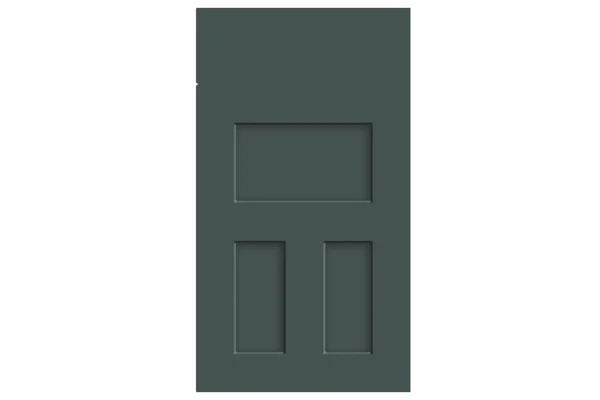 Stratford replacement kitchen door and drawer front in Matt Kombu Green