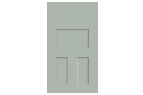 Stratford replacement kitchen door and drawer front in Matt Pistachio Green 1