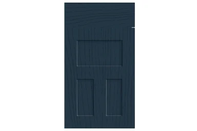 Stratford replacement kitchen door and drawer front in Paint Flow Matt Indigo Blue 1