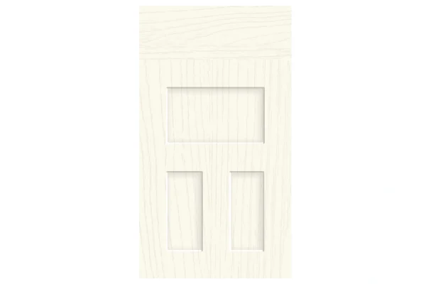 Stratford replacement kitchen door and drawer front in Paint Flow Matt White 2
