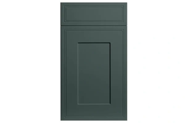 Tullymore replacement kitchen door and drawer front in Matt Kombu Green