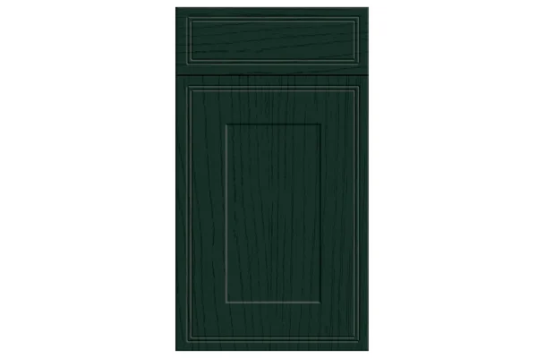 Tullymore replacement kitchen door and drawer front in Paint Flow Matt Fir Green