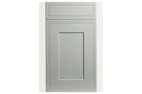Tullymore replacement kitchen door and drawer front in Satin White