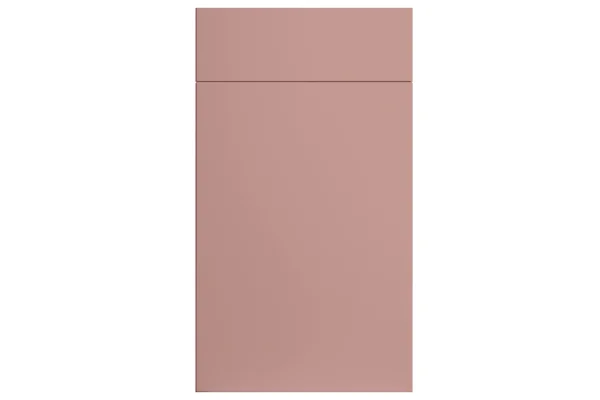 Venice replacement kitchen door and drawer front in Matt Blush Pink