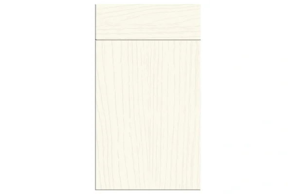 Venice replacement kitchen door and drawer front in Paint Flow Matt White 1