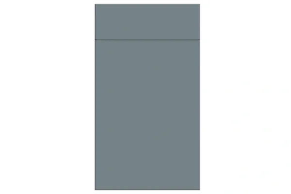 Venice replacement kitchen door and drawer front in Supermatt Mood Grey 1