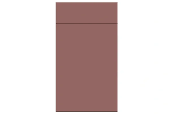 Venice replacement kitchen door and drawer front in Supermatt Rusty Red