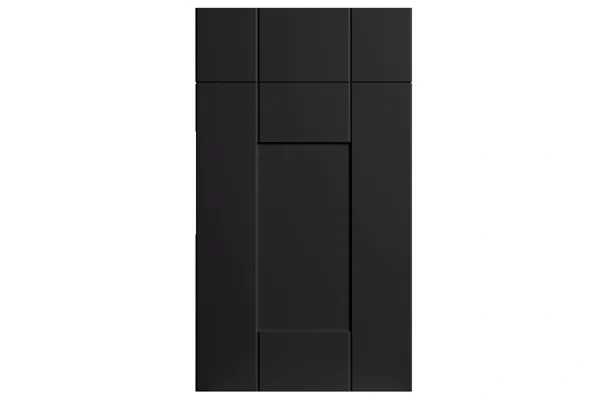 Warwick replacement kitchen door and drawer front in Matt Black