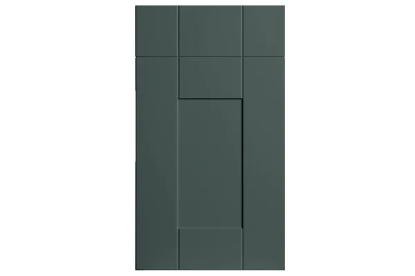 Warwick replacement kitchen door and drawer front in Matt Kombu Green