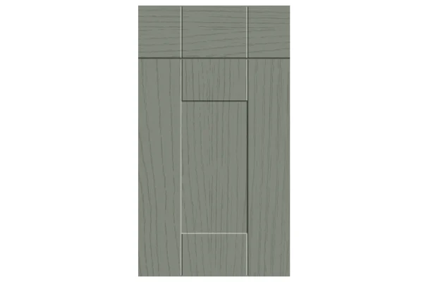 Warwick replacement kitchen door and drawer front in Paint Flow Matt Sage Green