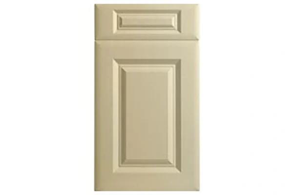 York replacement kitchen door and drawer front in High Gloss Cream