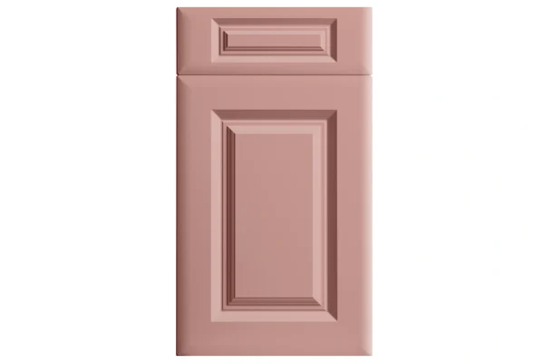 York replacement kitchen door and drawer front in Matt Blush Pink