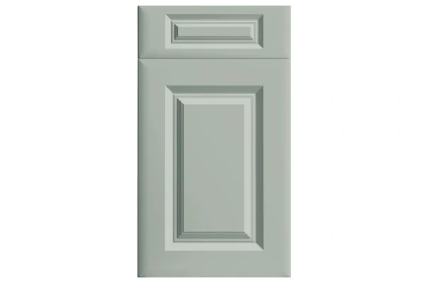 York replacement kitchen door and drawer front in Matt Pistachio Green