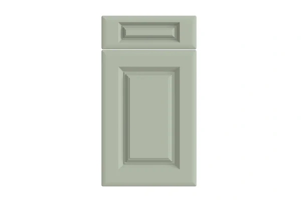 York replacement kitchen door and drawer front in Matt Sage Green