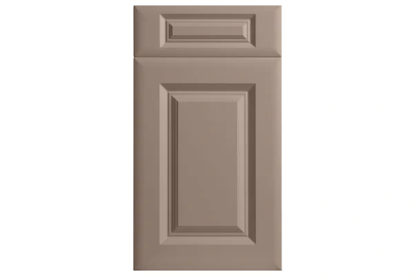 York replacement kitchen door and drawer front in Supermatt Cashmere