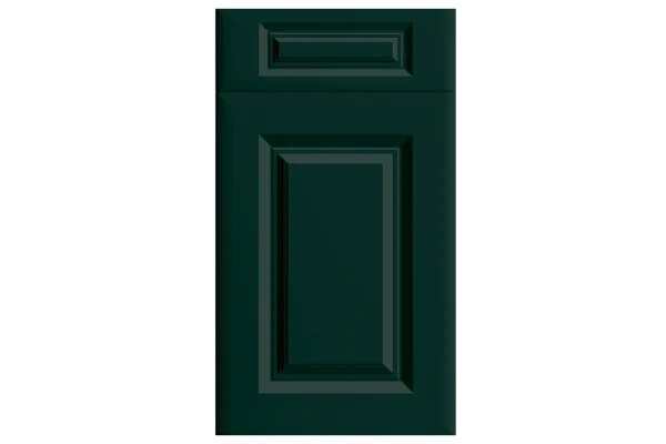 York replacement kitchen door and drawer front in Supermatt Fir Green