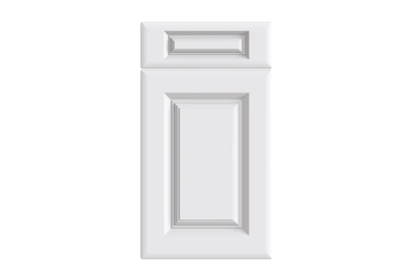 York replacement kitchen door and drawer front in Supermatt White